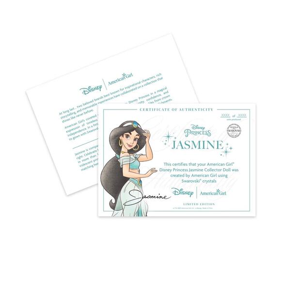 NEW American Girl Disney PRINCESS JASMINE DOLL Limited Edition Aladdin Movie - Picture 6 of 16